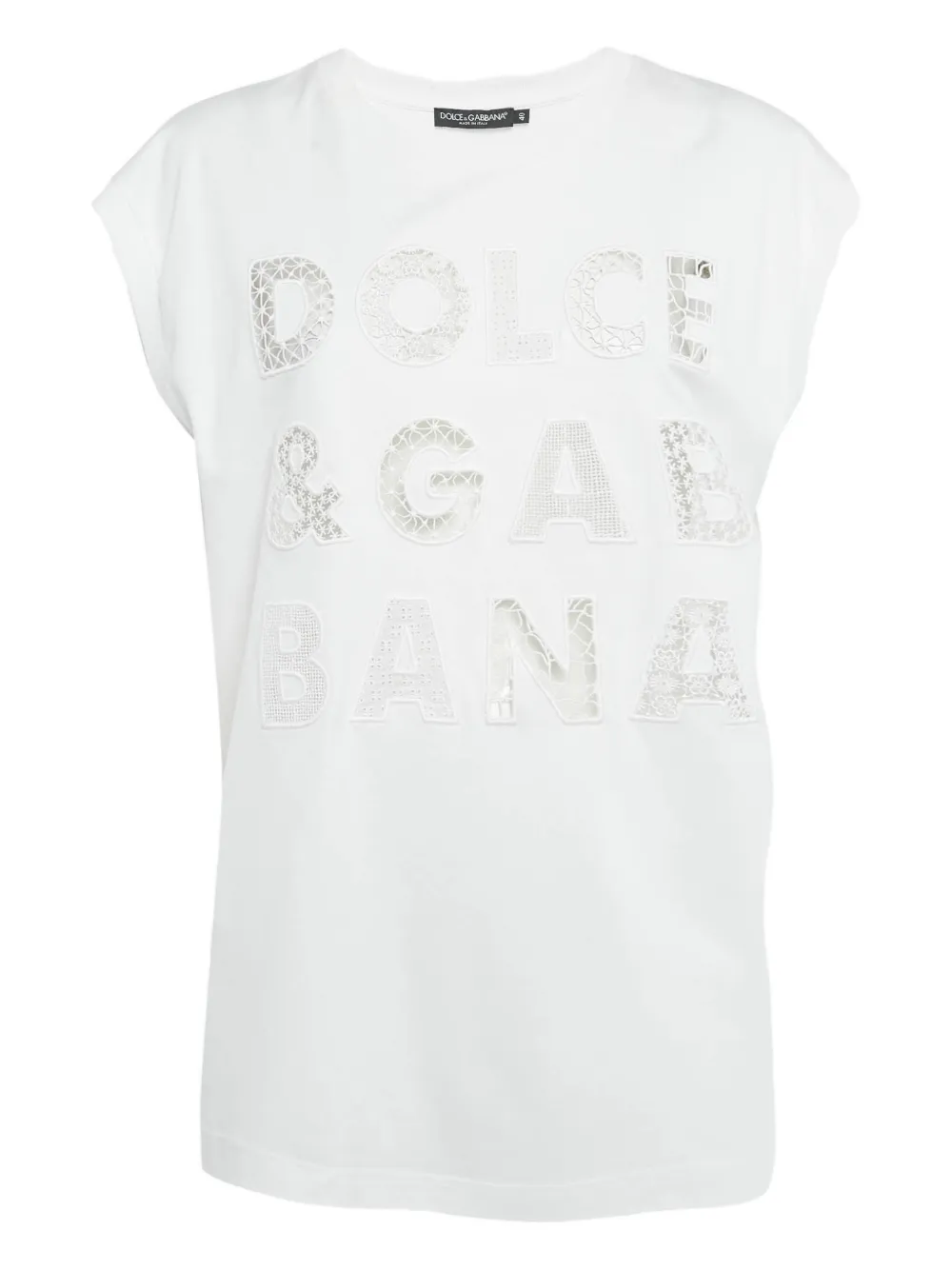 Dolce & Gabbana Pre-Owned cotton logo T-shirt - Bianco
