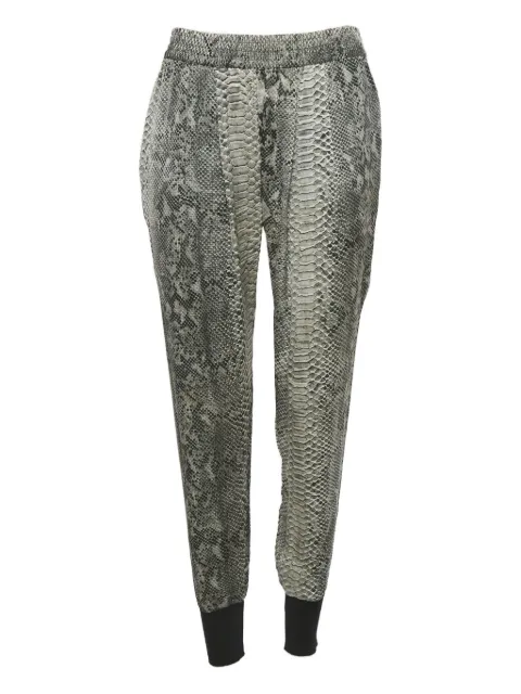 Stella McCartney Pre-Owned snakeskin-print silk trousers