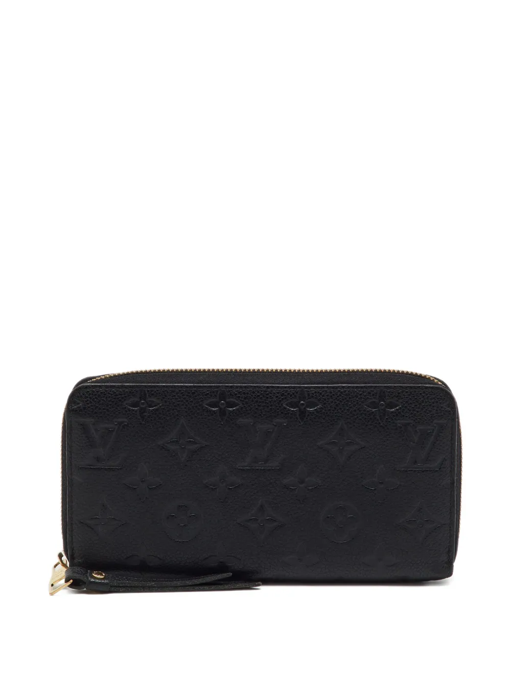Louis Vuitton Pre-Owned Zippy monogram empreinte leather wallet - Nero