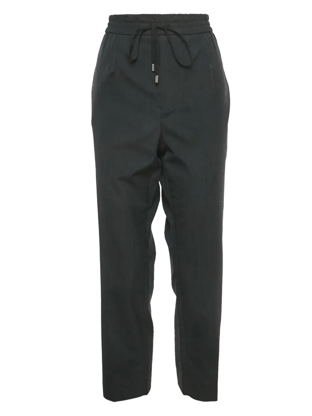Gucci Pre-Owned wool drawstring trousers - Grigio