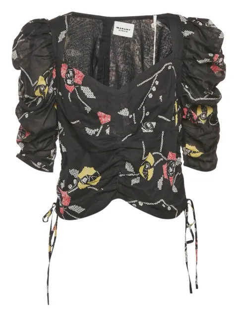 MARANT ÉTOILE Galaor printed top