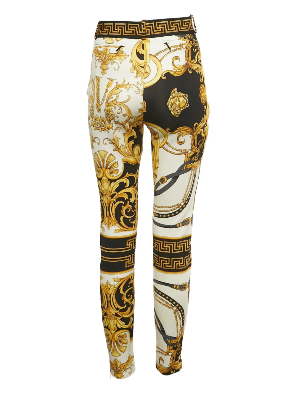 Versace Pre-Owned Barocco-print trousers - Wit