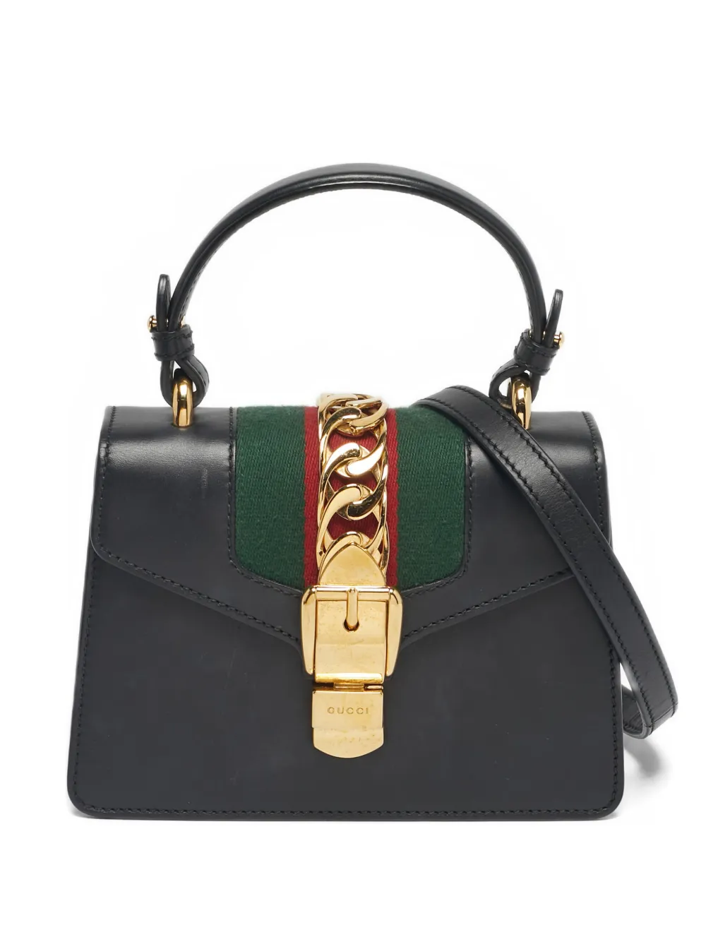 Gucci Pre-Owned Borsa tote Sylvie mini - Nero