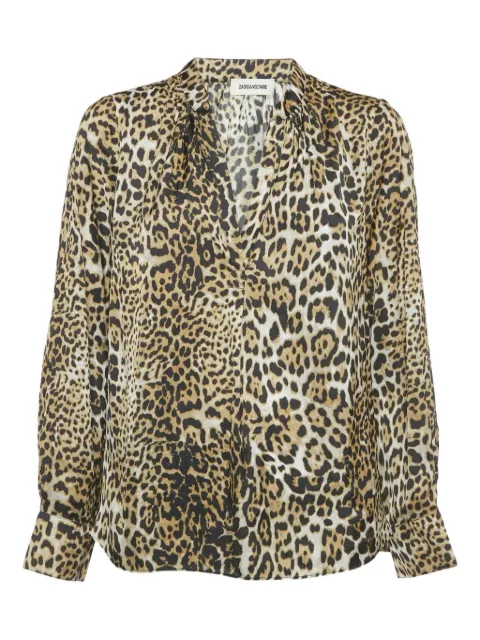 Zadig&Voltaire Tink leopard-print blouse