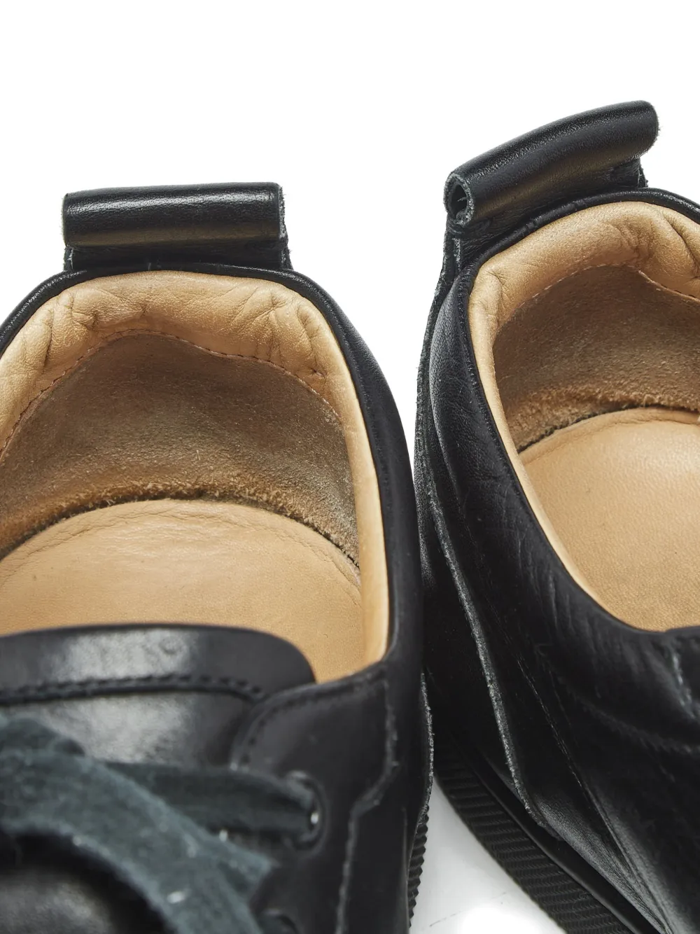 Christian Louboutin Pre-Owned spike leather trainers Zwart