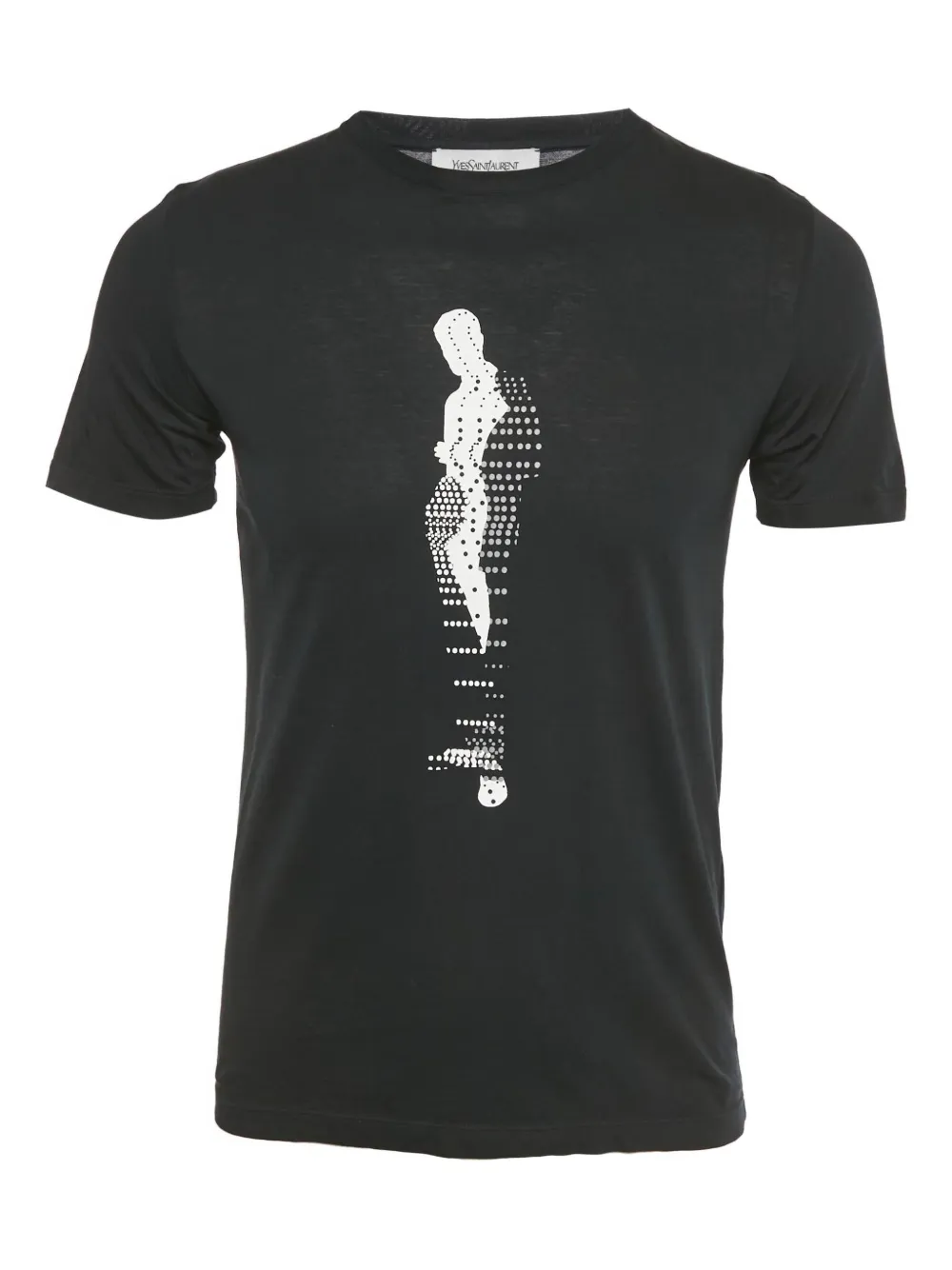 Saint Laurent Pre-Owned playera estampada | negro | Image 1