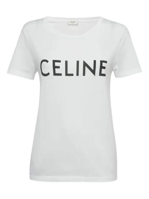 Celine Pre-Owned logo-print T-shirt