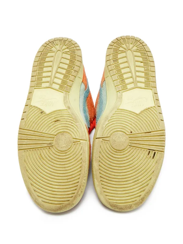 Nike Dunk Low スエードスニーカー | オレンジ | FARFETCH JP