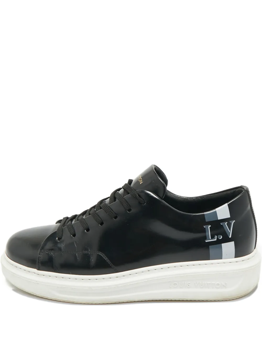 Louis Vuitton Pre-Owned leather sneakers - Schwarz