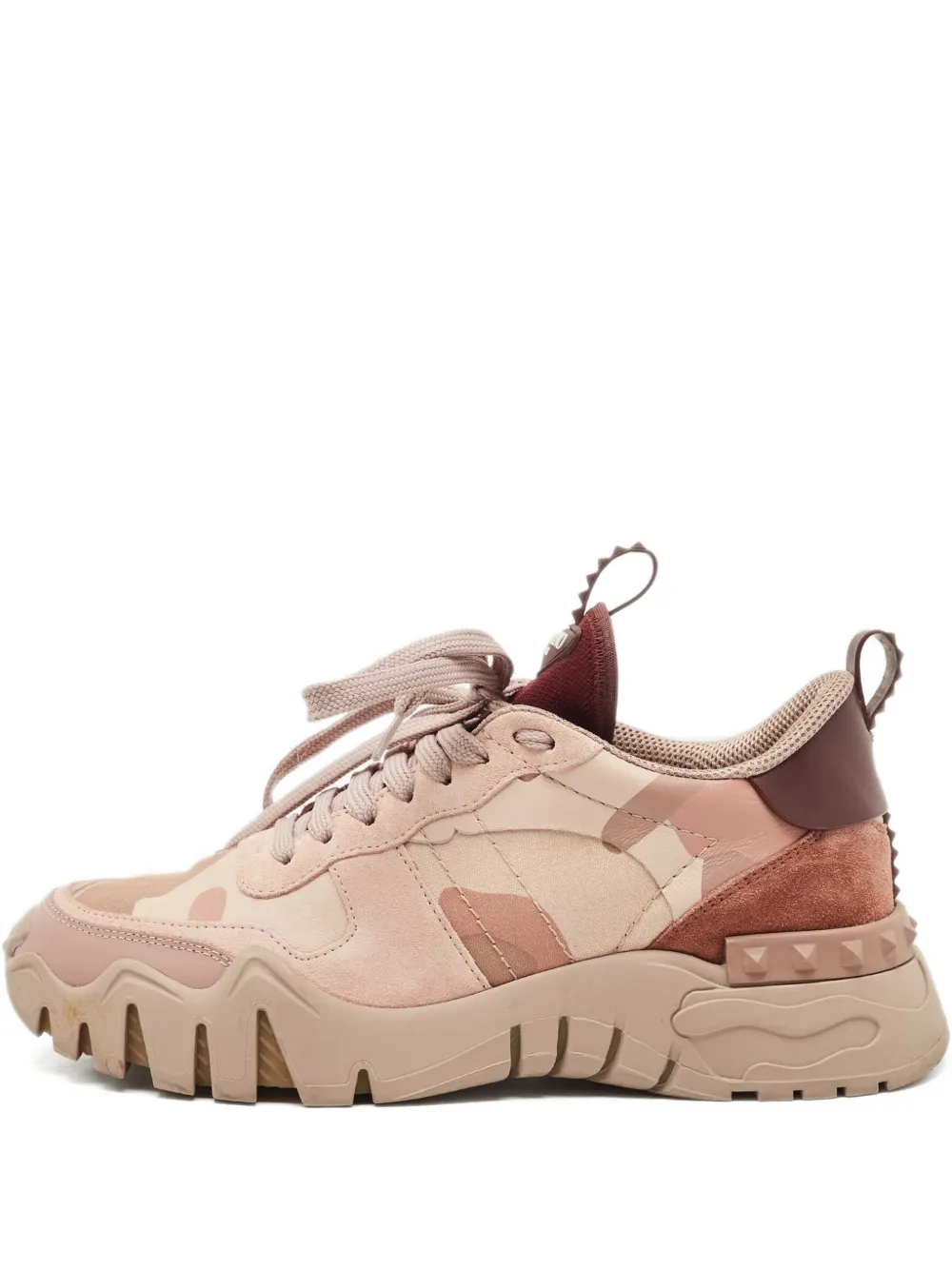 Valentino Garavani Pre-Owned camouflage sneakers - Rosa