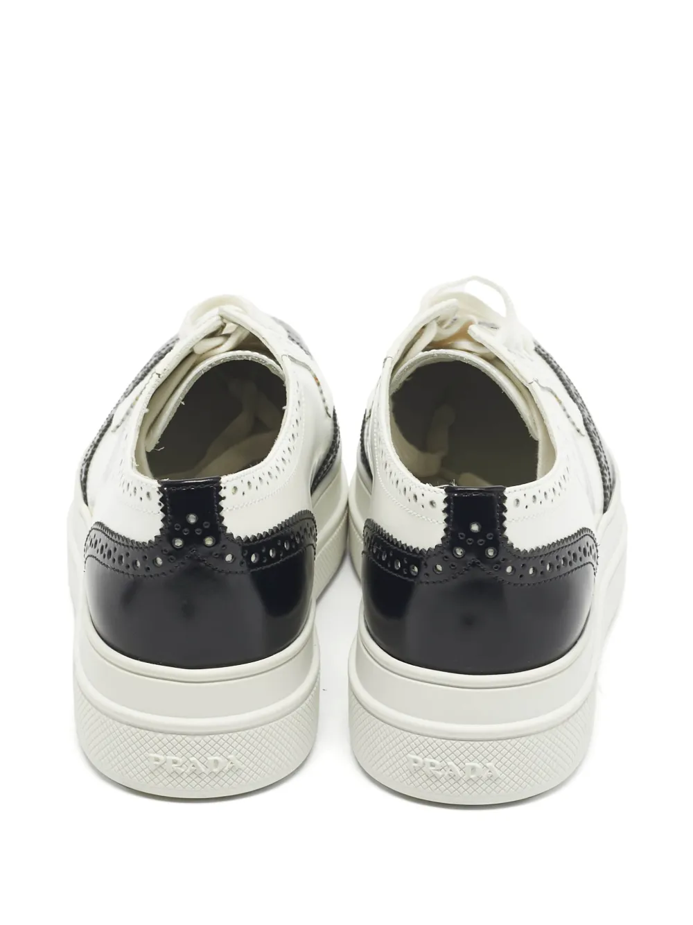 Prada Pre-Owned broguing lace-up derby shoes | Image 2