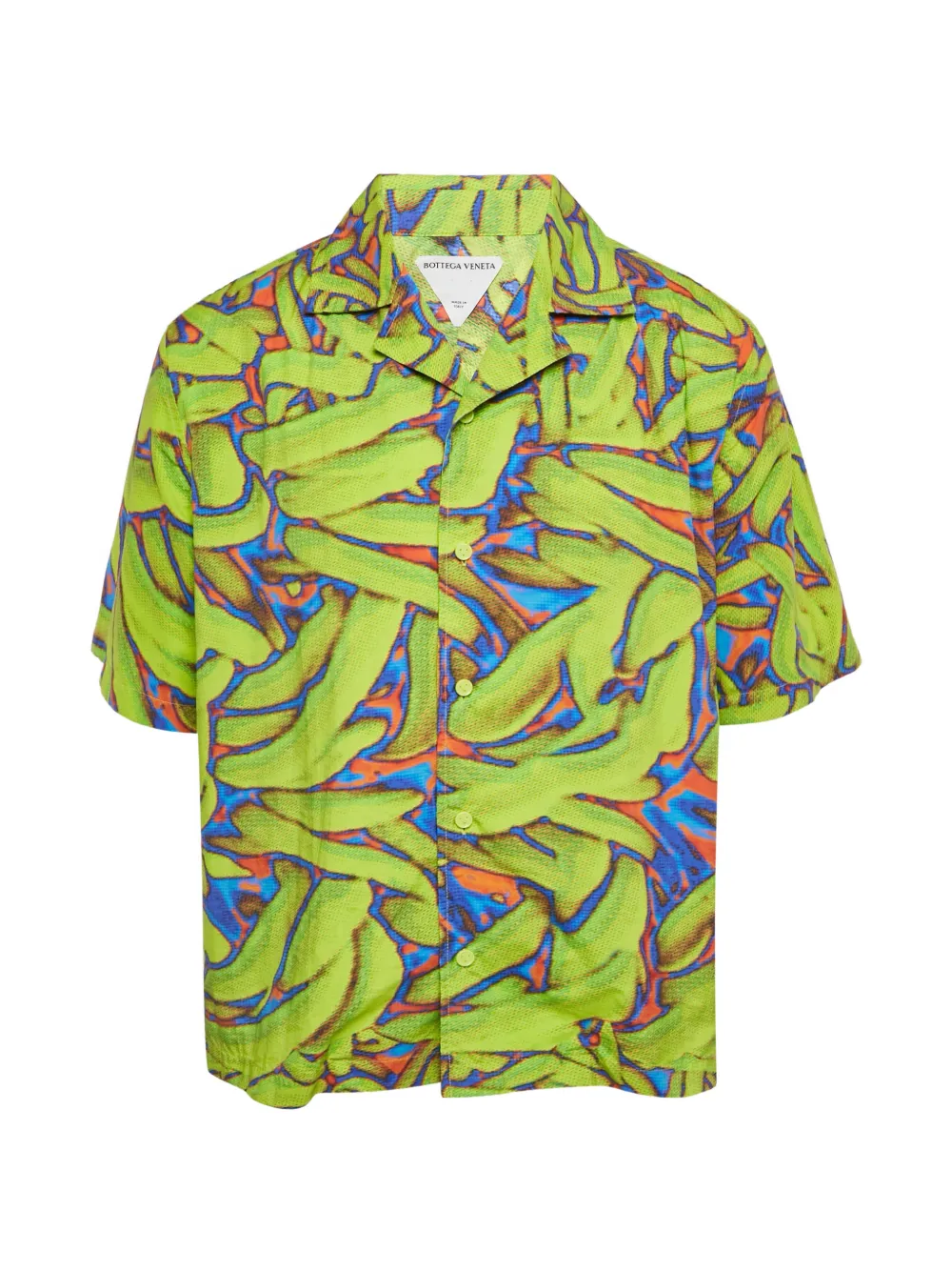 Bottega Veneta Pre-Owned Camicia a maniche corte con stampa - Verde