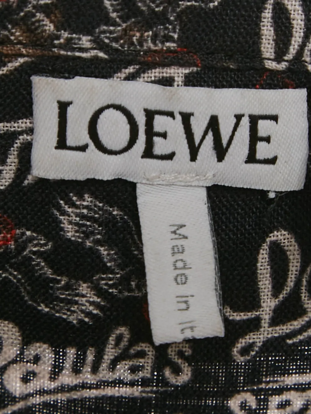 Loewe Pre-Owned x Paula & Moritz Ibiza print-detail Shirt | Blue