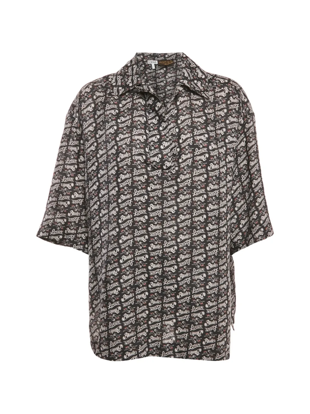 Loewe Pre-Owned x Paula & Moritz Ibiza print-detail shirt - Blu