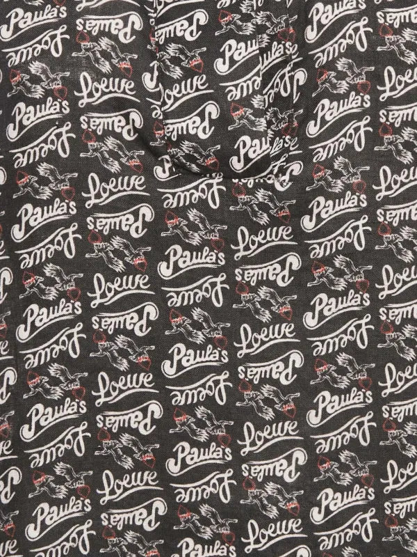 Loewe Pre-Owned x Paula & Moritz Ibiza print-detail Shirt | Blue