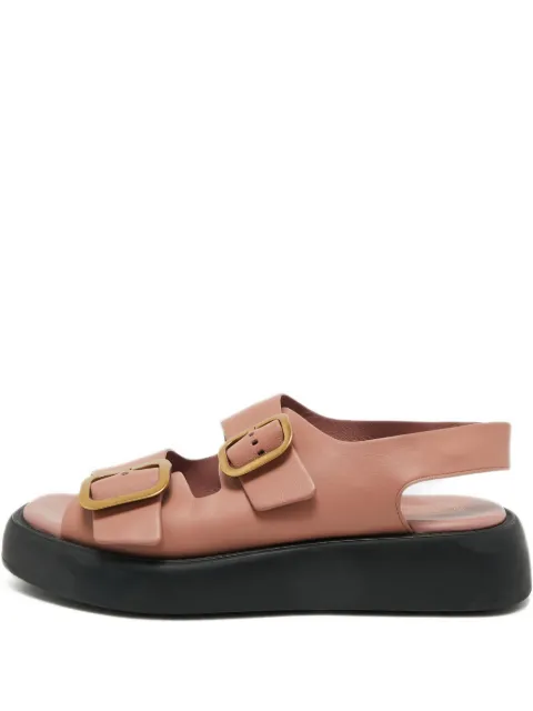 Tod's double-buckle leather sandals