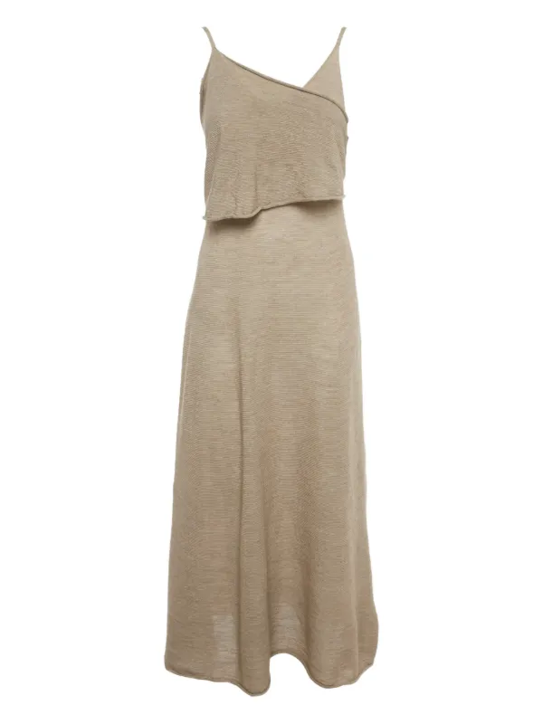 Loro Piana Pre-Owned Sleeveless Maxi Dress | Neutrals
