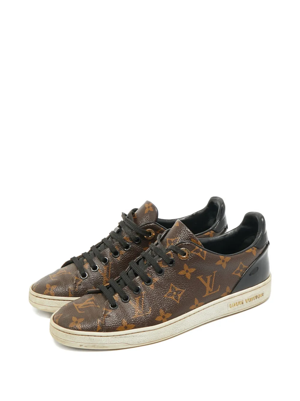 Louis Vuitton Pre-Owned Frontrow monogram canvas sneakers - Bruin