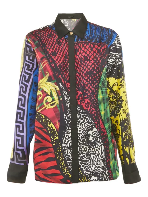 Versace Pre-Owned animal-motif shirt