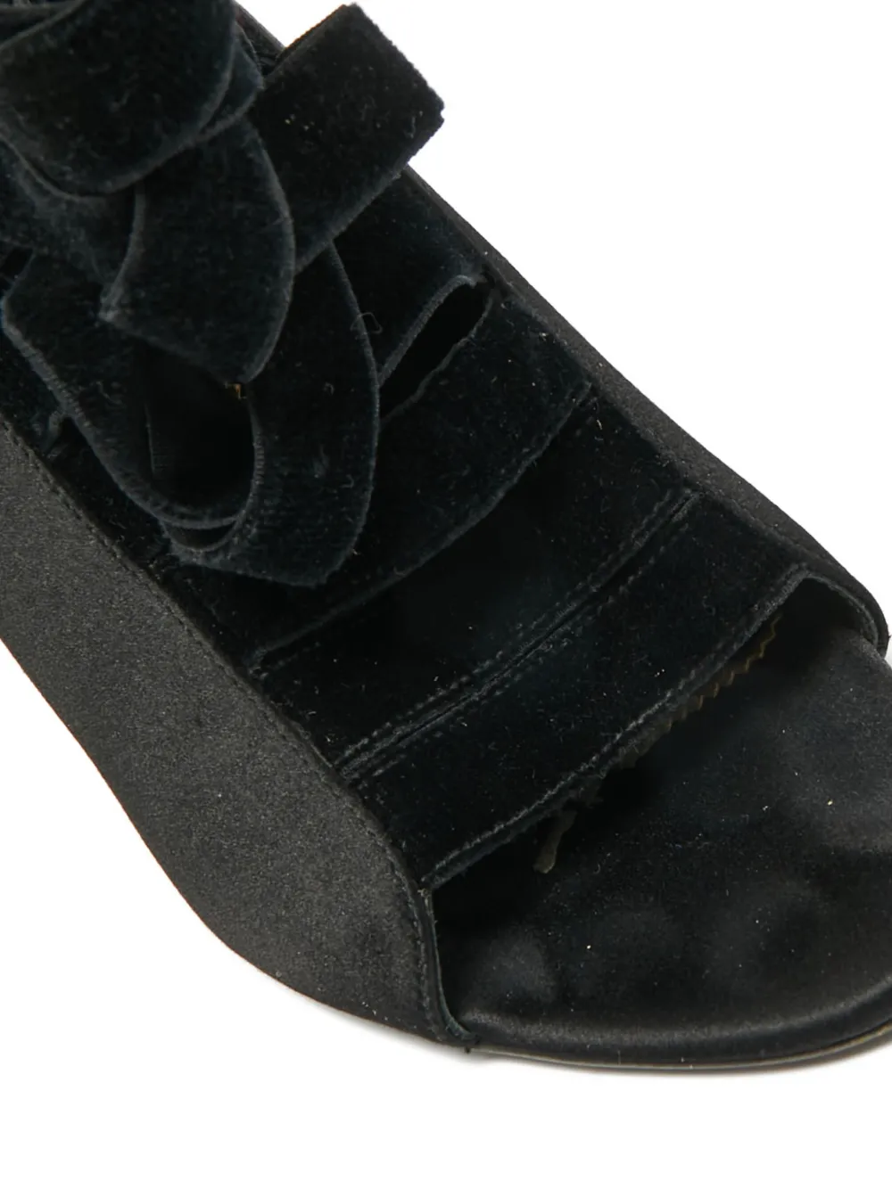 Tom Ford Pre-Owned 110mm satin open-toe booties | Image 2