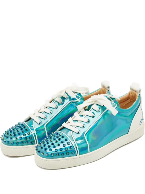 Christian Louboutin Pre-Owned Louis Junior studded leather sneakers