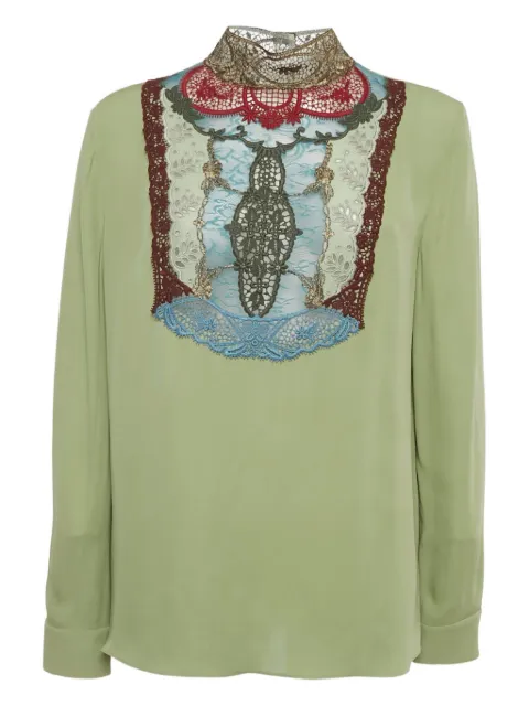Valentino Pre-Owned silk embroidered blouse