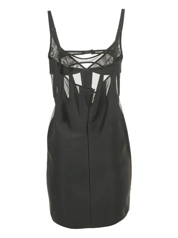thierry mugler black dress Thierry Mugler Black Velvet "Vampire" Dress Haute Couture 1981 PaumLosAngeles