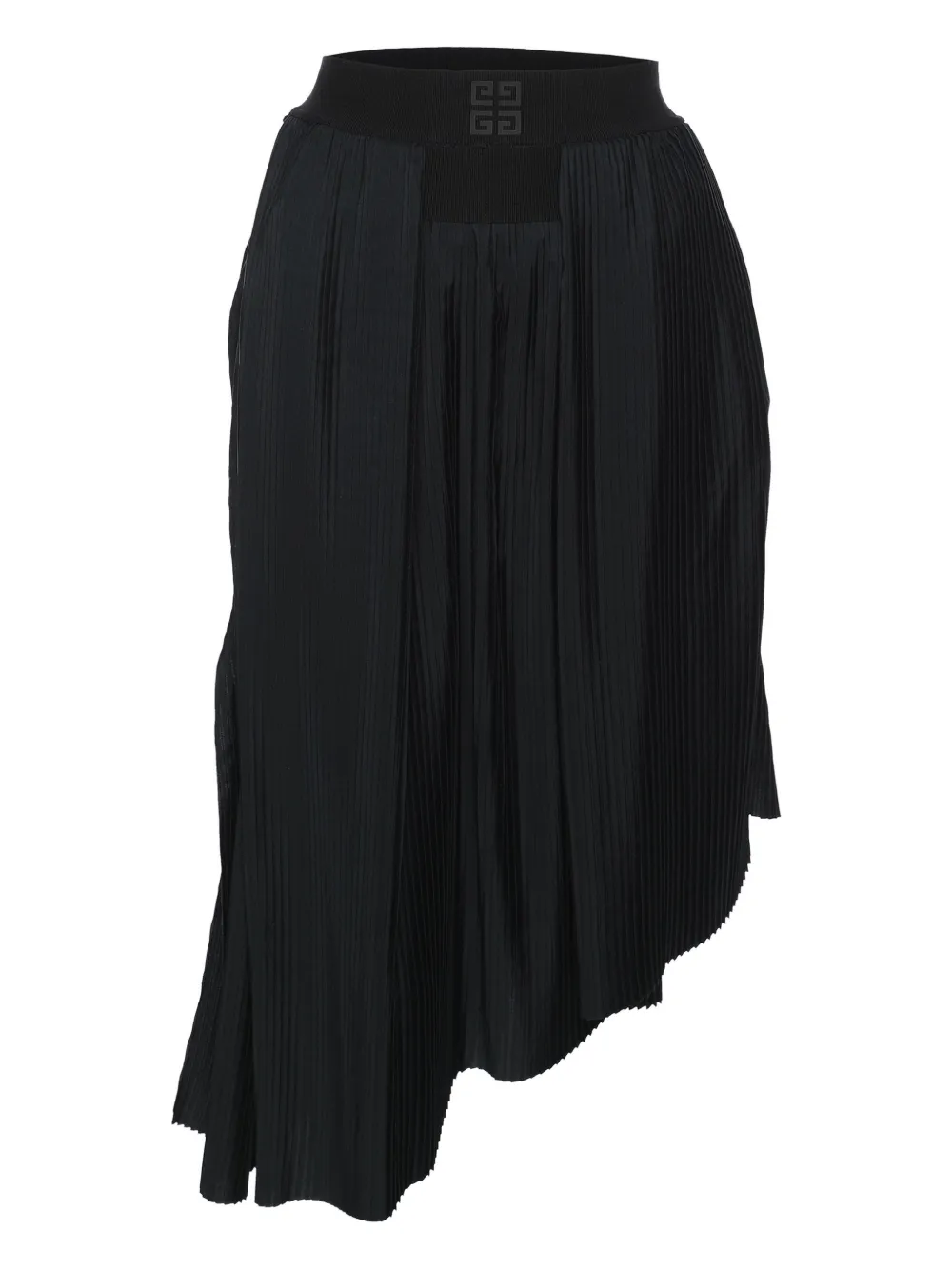 Givenchy Pre-Owned asymmetric-hem skirt - Nero