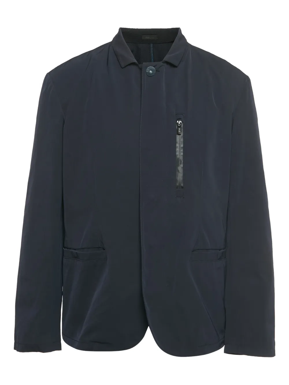 Armani Vintage nylon zip jacket - Blu