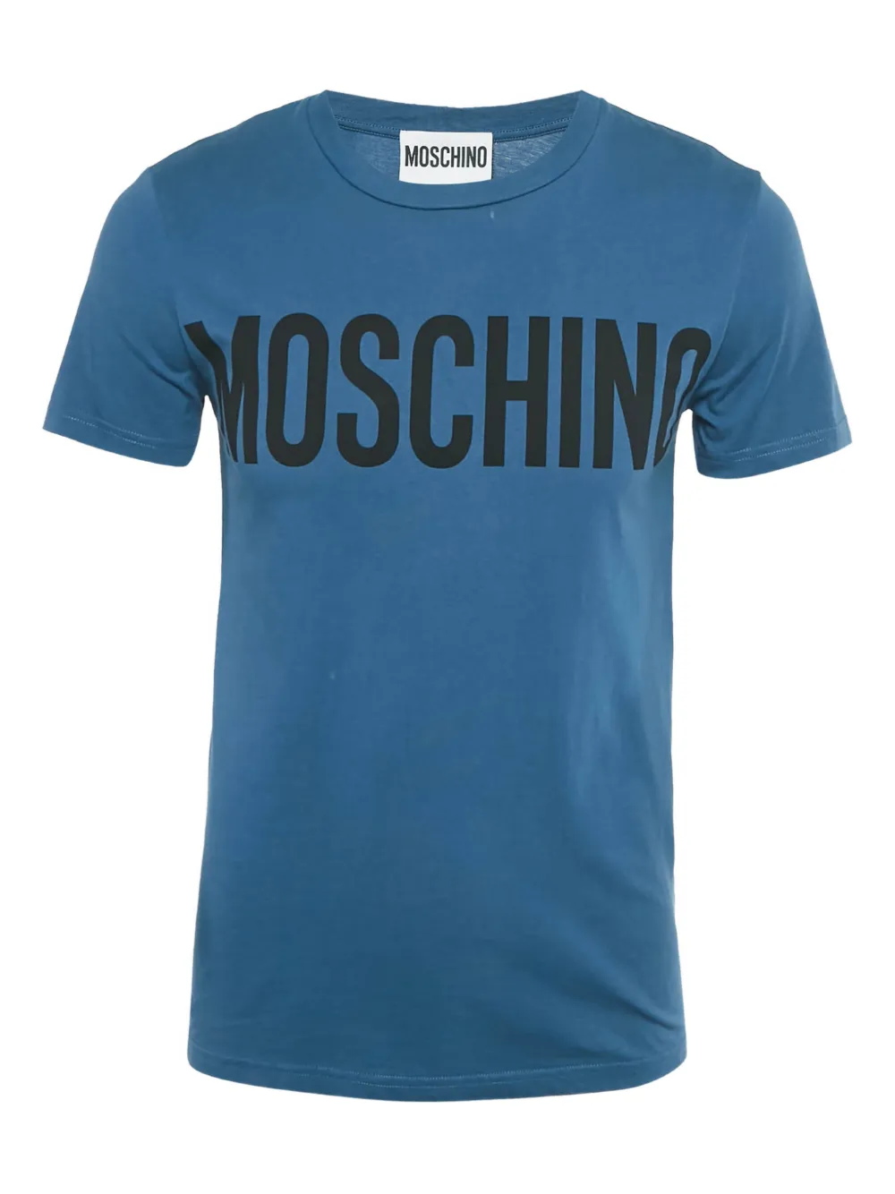 Moschino Pre-Owned playera con logo estampado | azul | Image 1