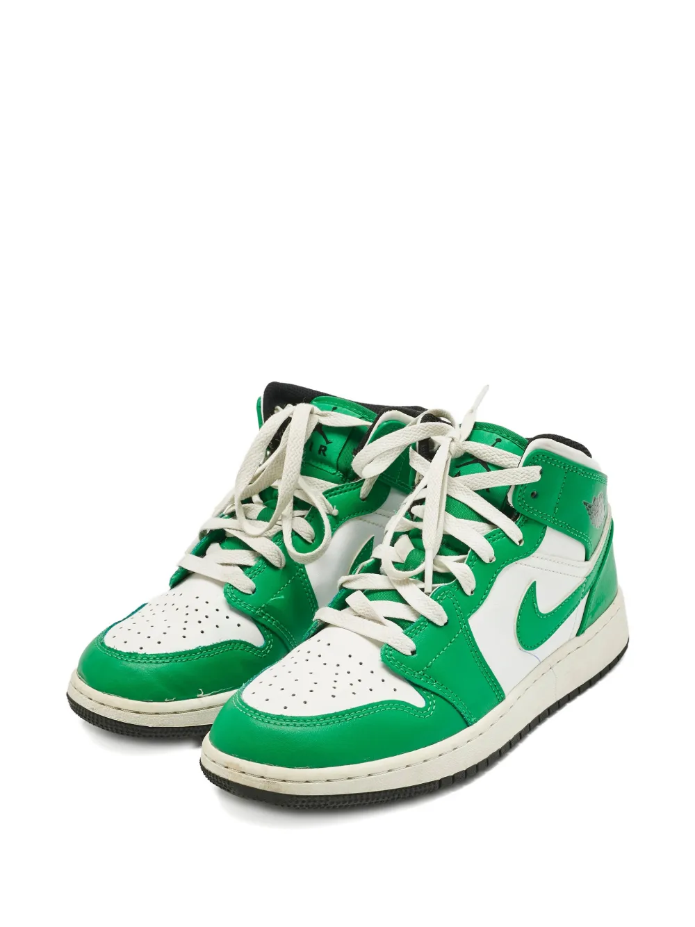 Jordan 1 Retro leather high-top sneakers - Groen