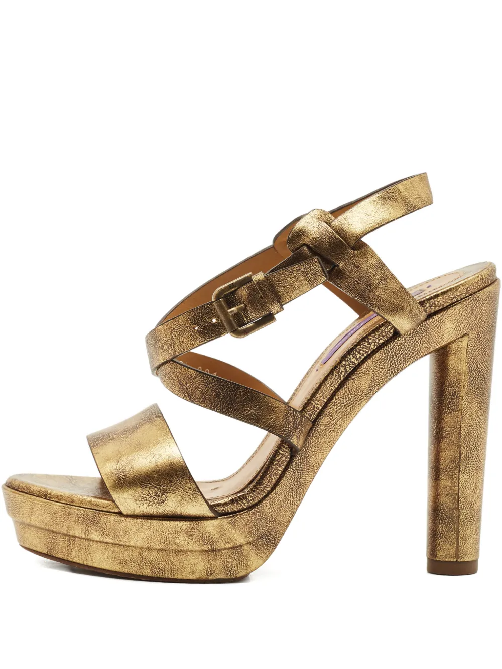 Polo Ralph Lauren Vintage platform heeled sandals - Gold