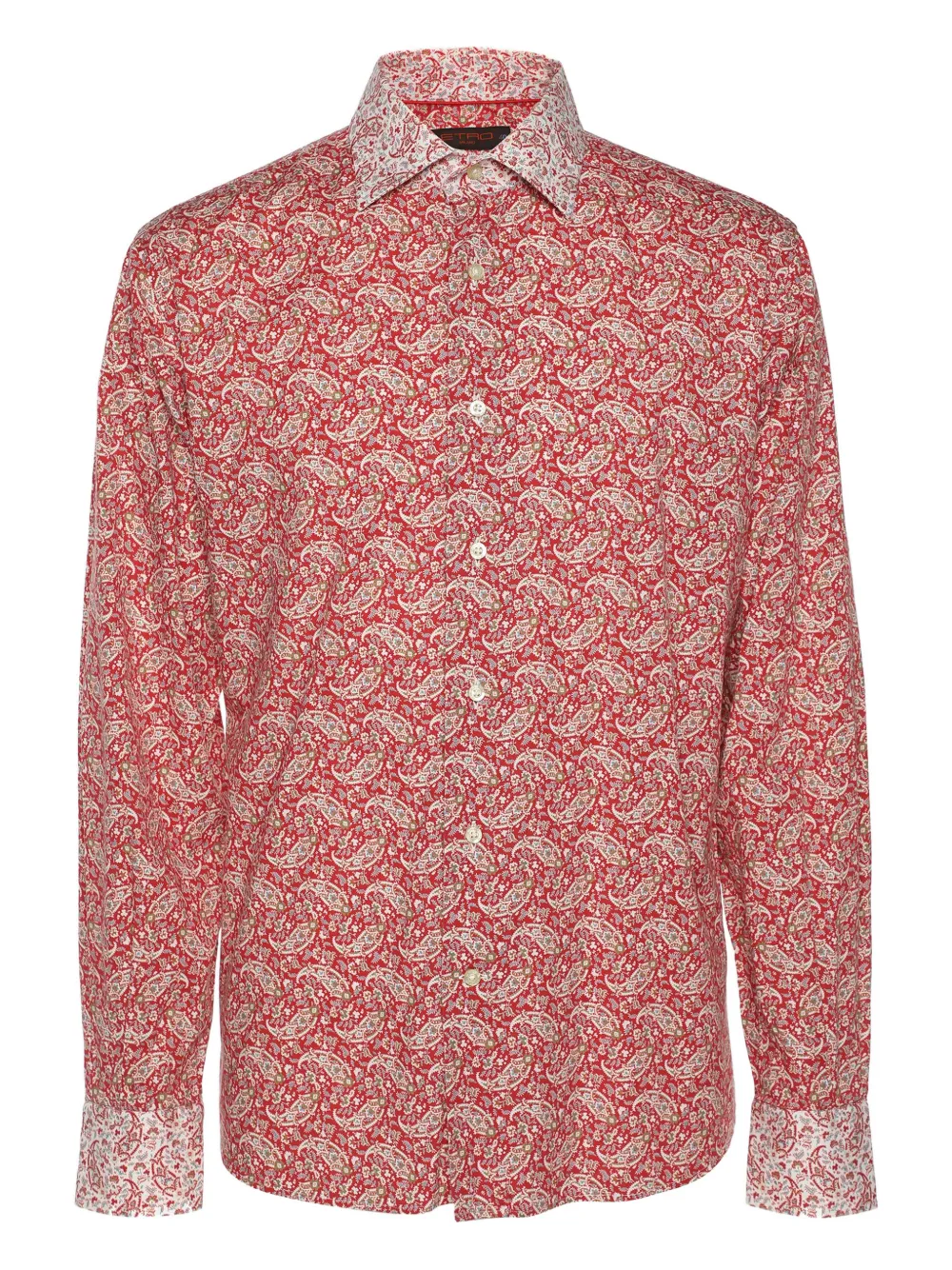 Etro Pre-Owned Camicia con stampa - Rosso