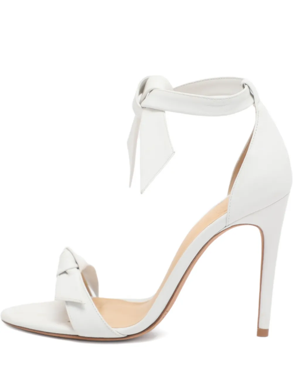 Alexandre Birman Sandali Clarita con fiocco - Bianco