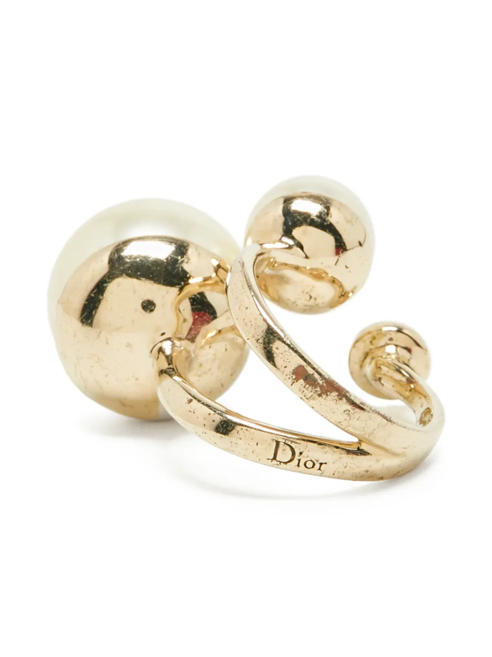 Christian Dior Pre-Owned UltraDior faux-pearl Ring | Gold | FARFETCH