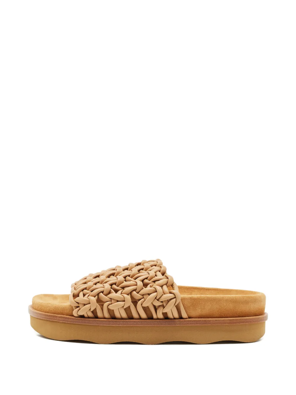 Chloé Pre-Owned Kacey braided platform sandals - Toni neutri