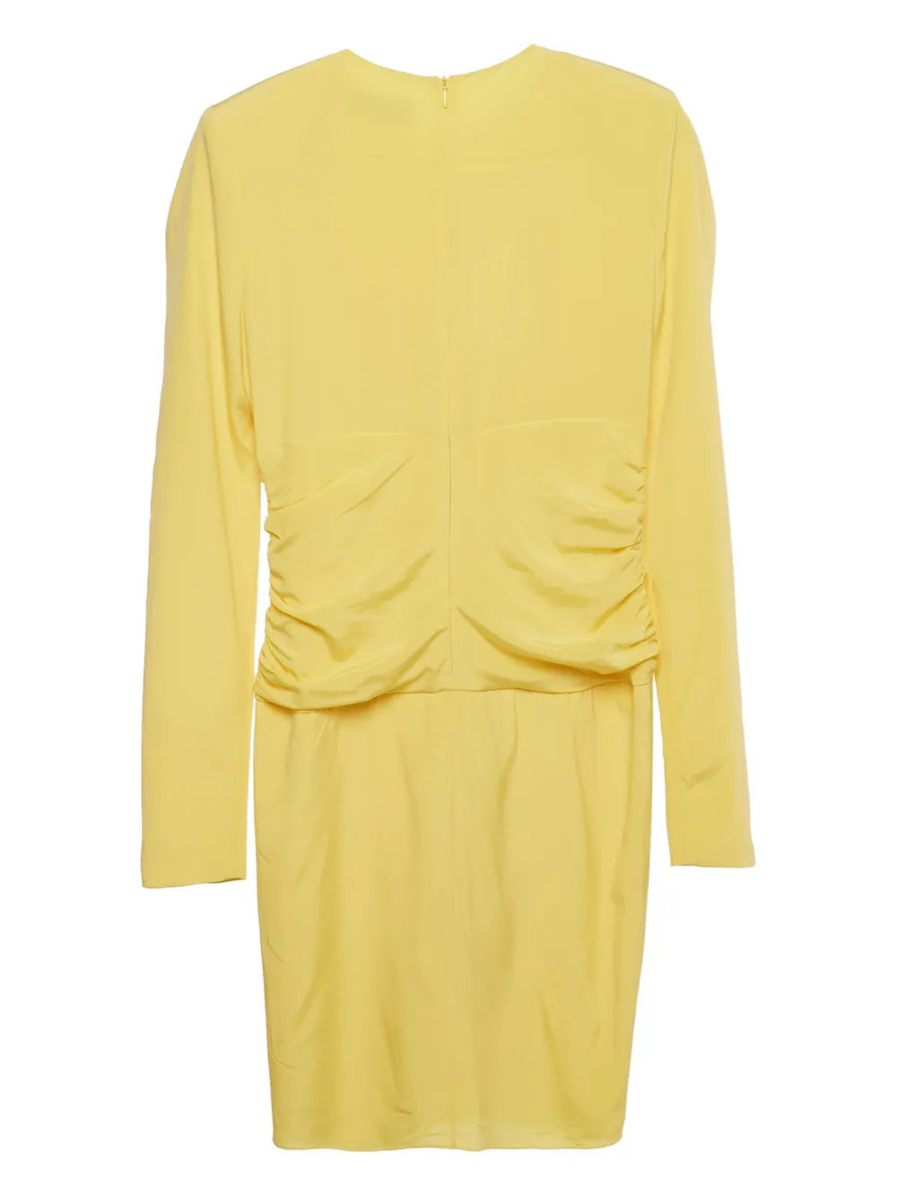 Alexandre Vauthier draped mini dress - Geel