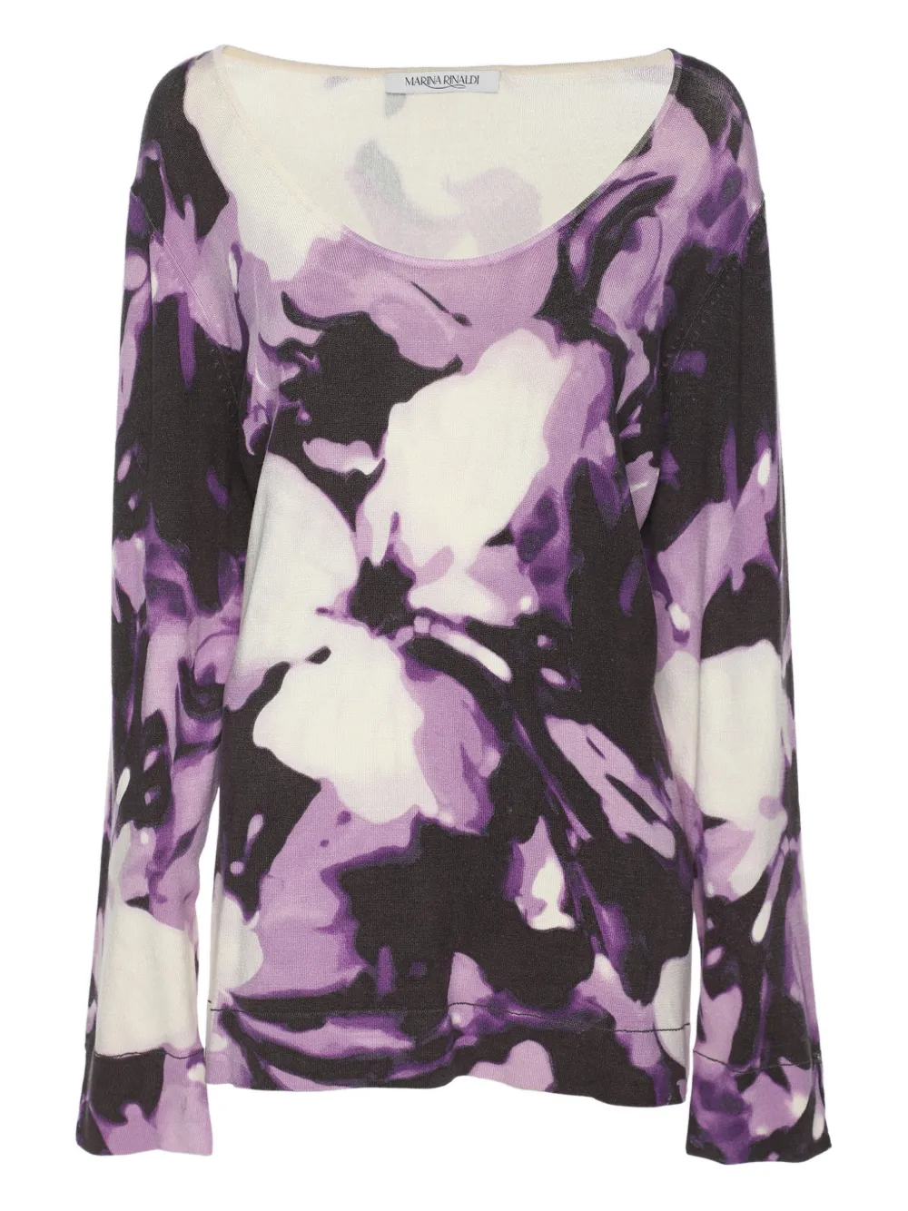 Marina Rinaldi Top a maniche lunghe - Viola