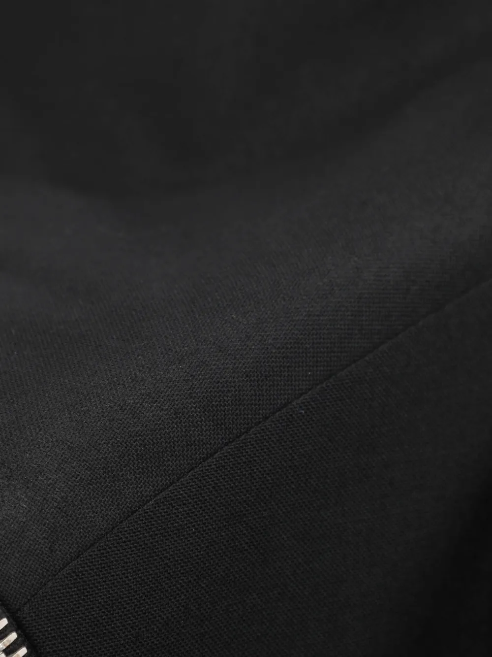Pre-owned Givenchy Zip-detail Oversized Blazer In Black