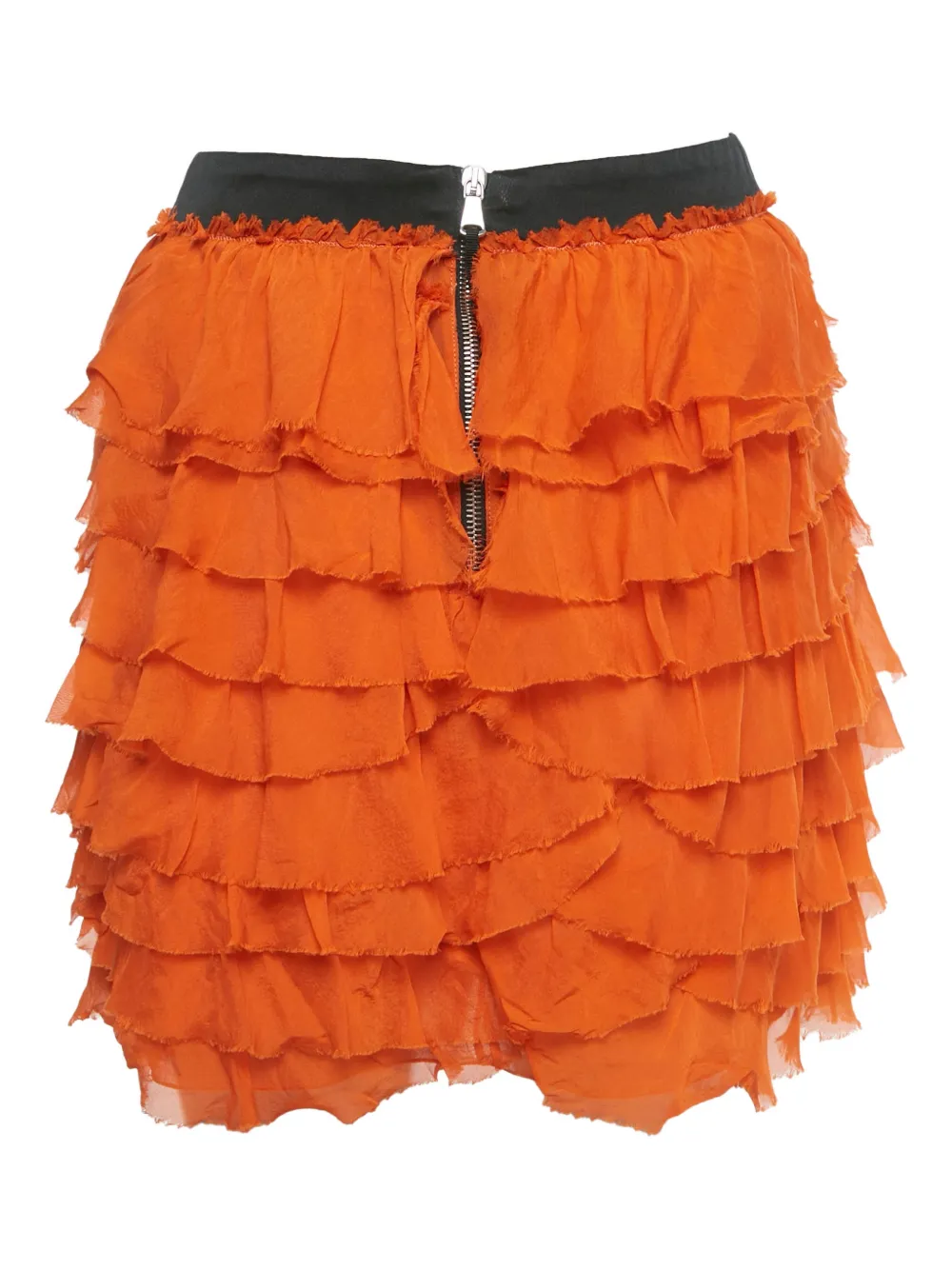 D&G Vintage ruffled mini skirt - Oranje