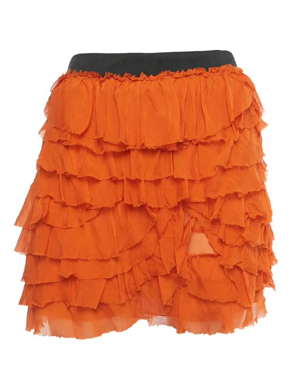 D&G Vintage ruffled mini skirt - Arancione