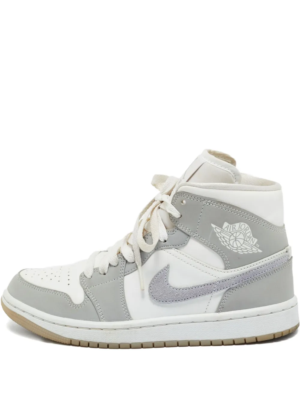 Jordan Air Jordan 1 high-top leather sneakers - Bianco