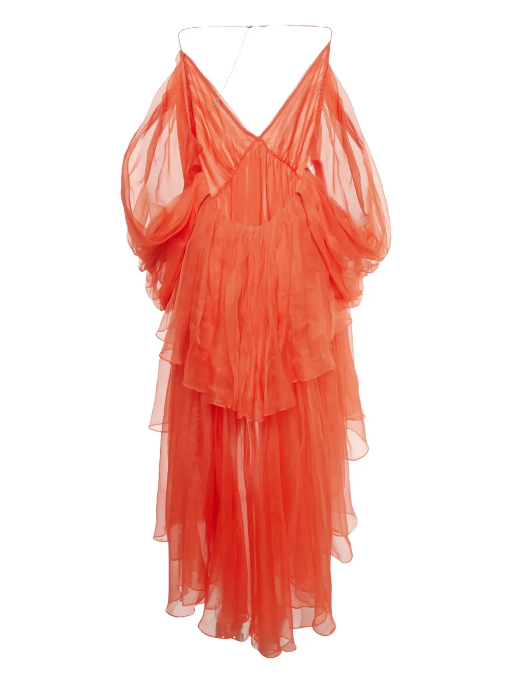 ZIMMERMANN V-neck midi dress - Rood