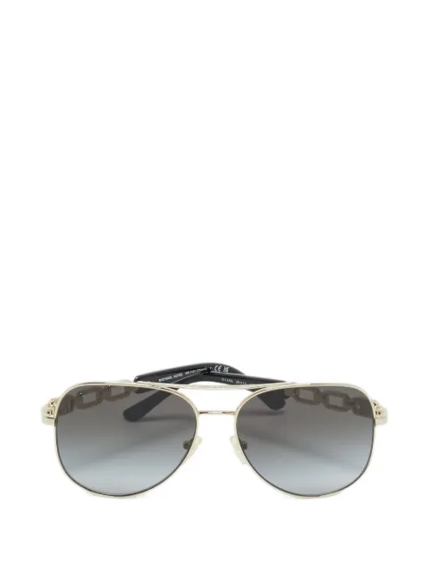 Michael Kors Mk 1121 chain-temple pilot-frame sunglasses