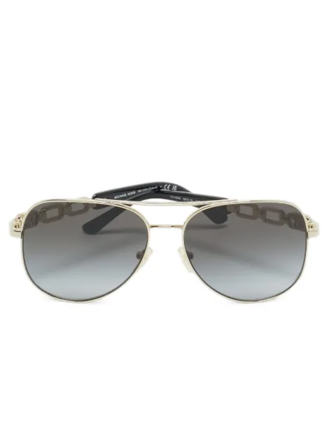 Michael Kors Mk 1121 chain-temple pilot-frame sunglasses