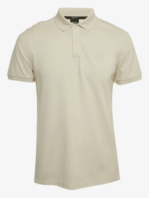 BOSS playera tipo polo de algodón