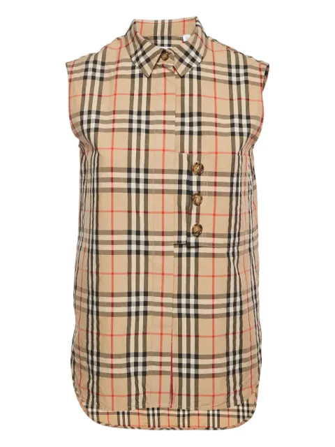 Burberry Pre-Owned buttoned check shirt