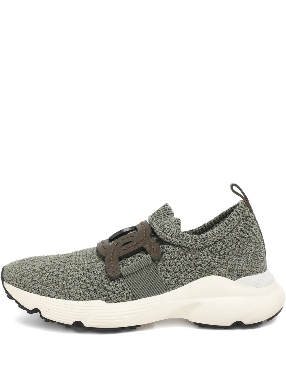 Tod's knit detail sneakers - Green