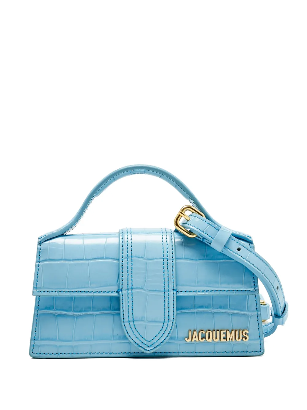 Jacquemus Pre-Owned Borsa goffrata in pelle di vitello - Blu