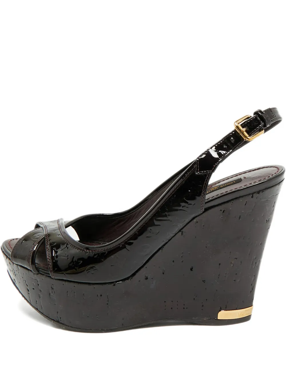 Louis Vuitton Pre-Owned patent-leather sandals - Rot